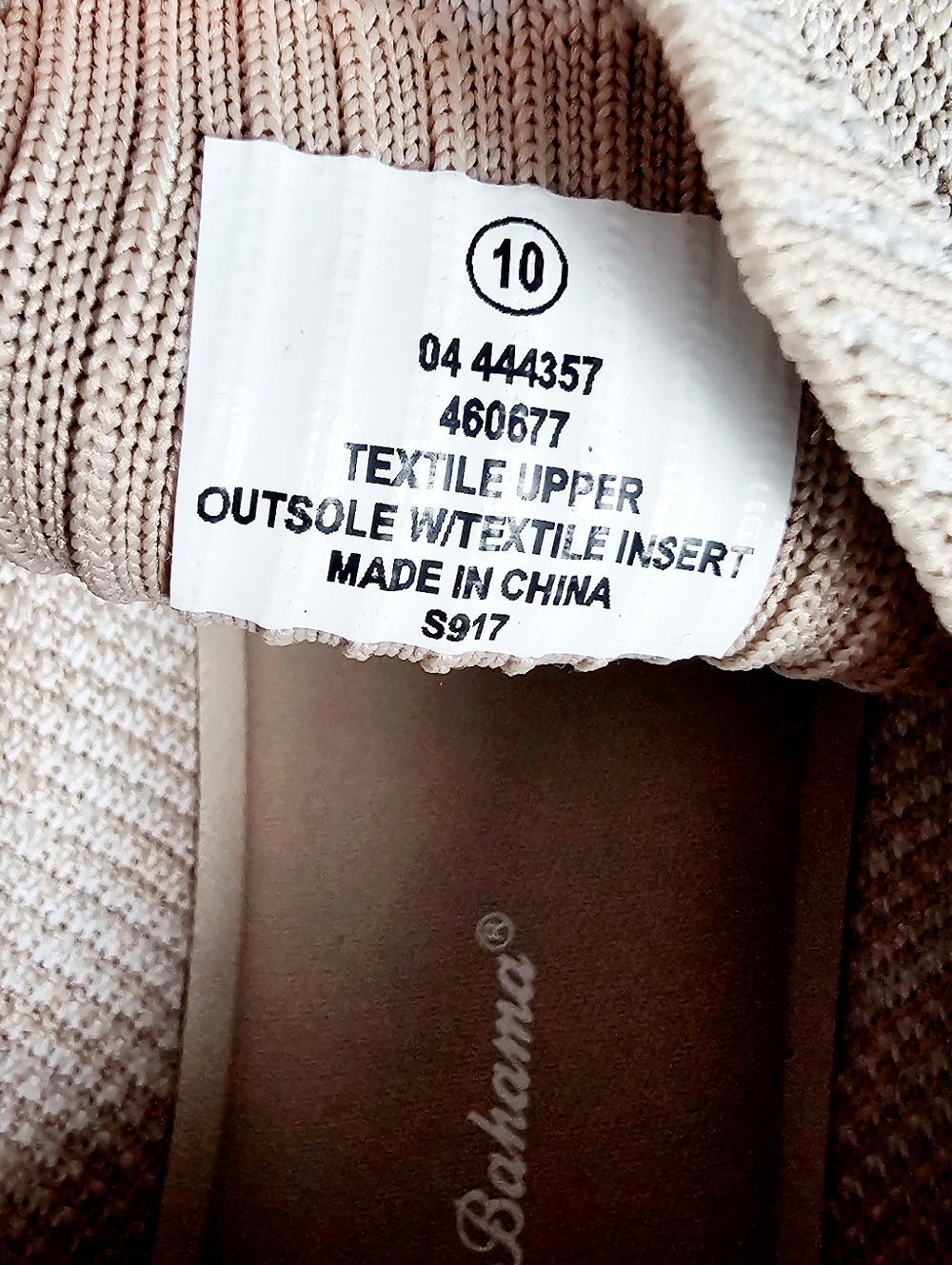 Tommy Bahama Memory Foam Knit Athletic Shoes Neutral Athleisure Stretch Women 10 - Picture 12 of 14